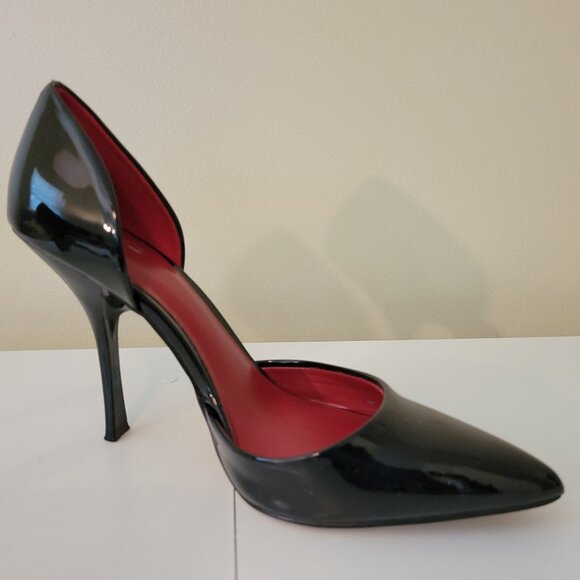 Mix No. 6 | Dawnira Black Patent d'Orsay Heel, Size 9 - Picture 3 of 11